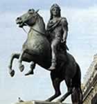 Monumento en bronce de rey Franc&eacute;s.