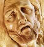 Detalle del rostro de Cristo.