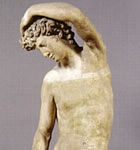 Escultura italiana en mármol. 