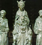 Santos Antonio y Francisco con la Virgen.